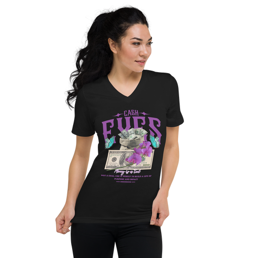 Money tool Unisex Short Sleeve V-Neck T-Shirt